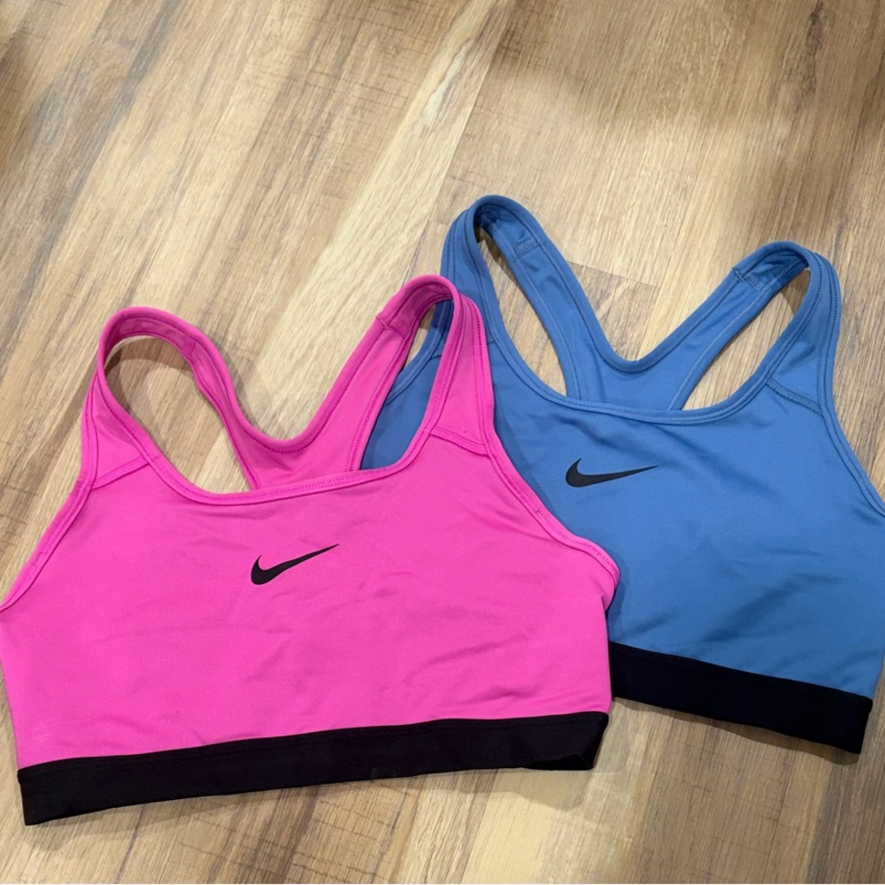 Nike Women's Sports Bra Duo - Pink and Blue